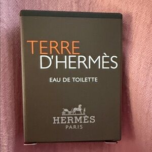 NIB Hermès Terre d'Hermès Eau de Toilette Mini – 5ml/0.17oz unisex